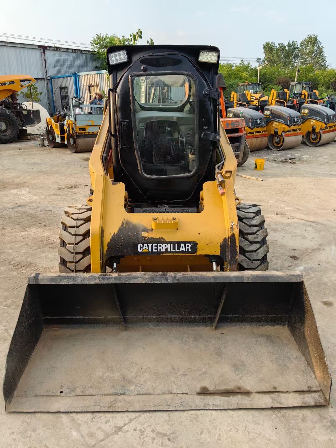 Used Caterpillar CAT 246 246C 246D Mini Skid Steer Loader for Sale
