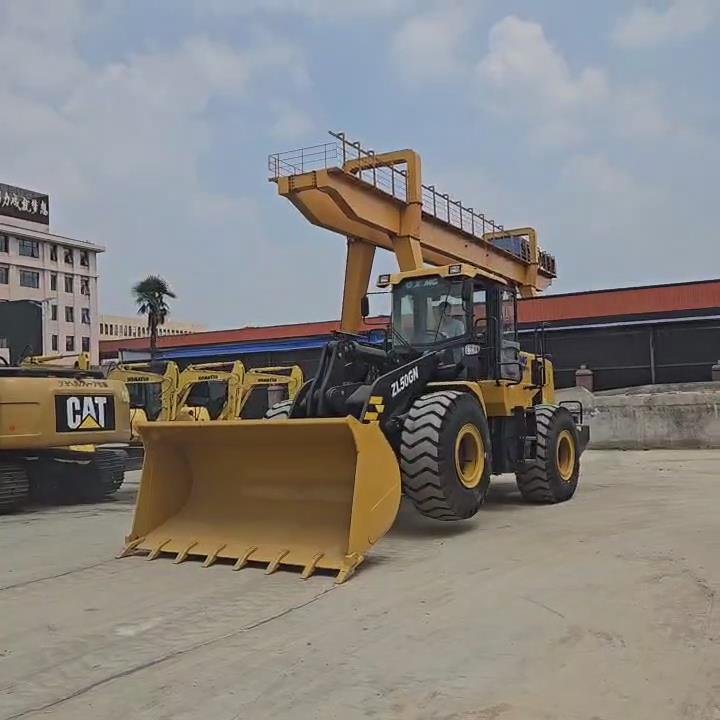Construction USED Machinery Loading Machine 5.5 Ton ZL50GN Wheel Loader For Sale