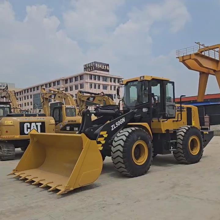 Construction USED Machinery Loading Machine 5.5 Ton ZL50GN Wheel Loader For Sale
