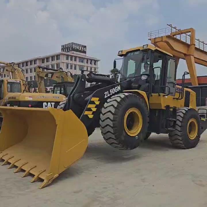 Construction USED Machinery Loading Machine 5.5 Ton ZL50GN Wheel Loader For Sale