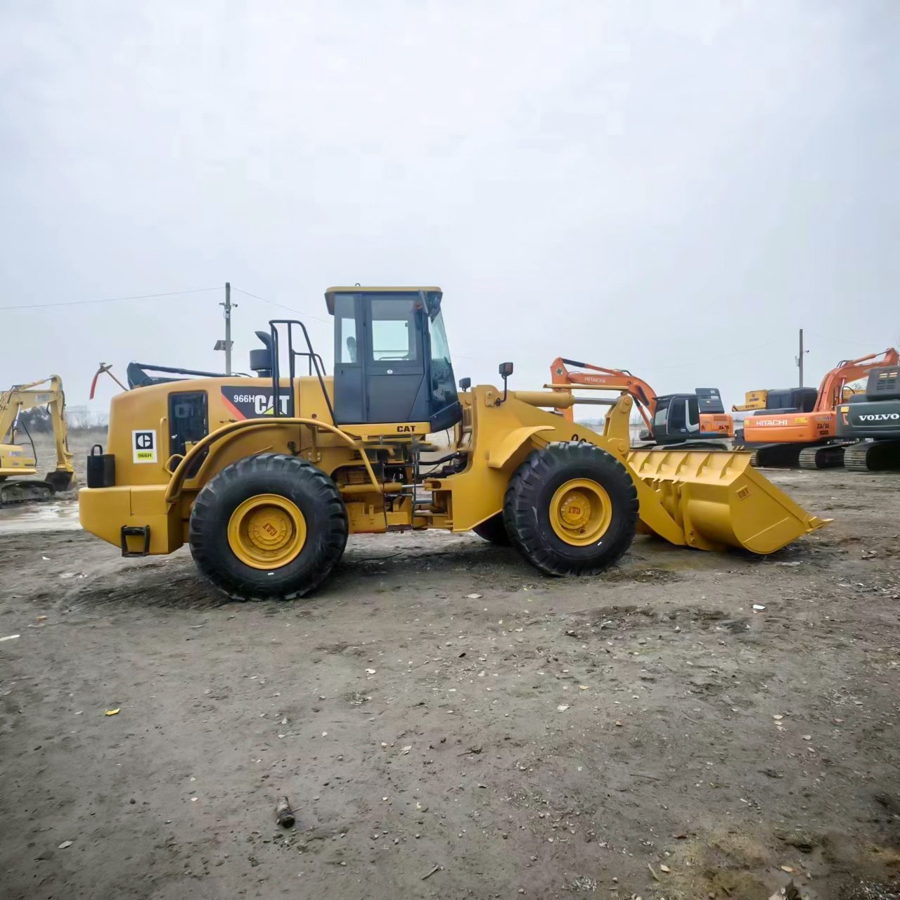 Caterpillar 966H front wheel loader 8ton used CAT966H 980G wheel loader for Zimbabwe