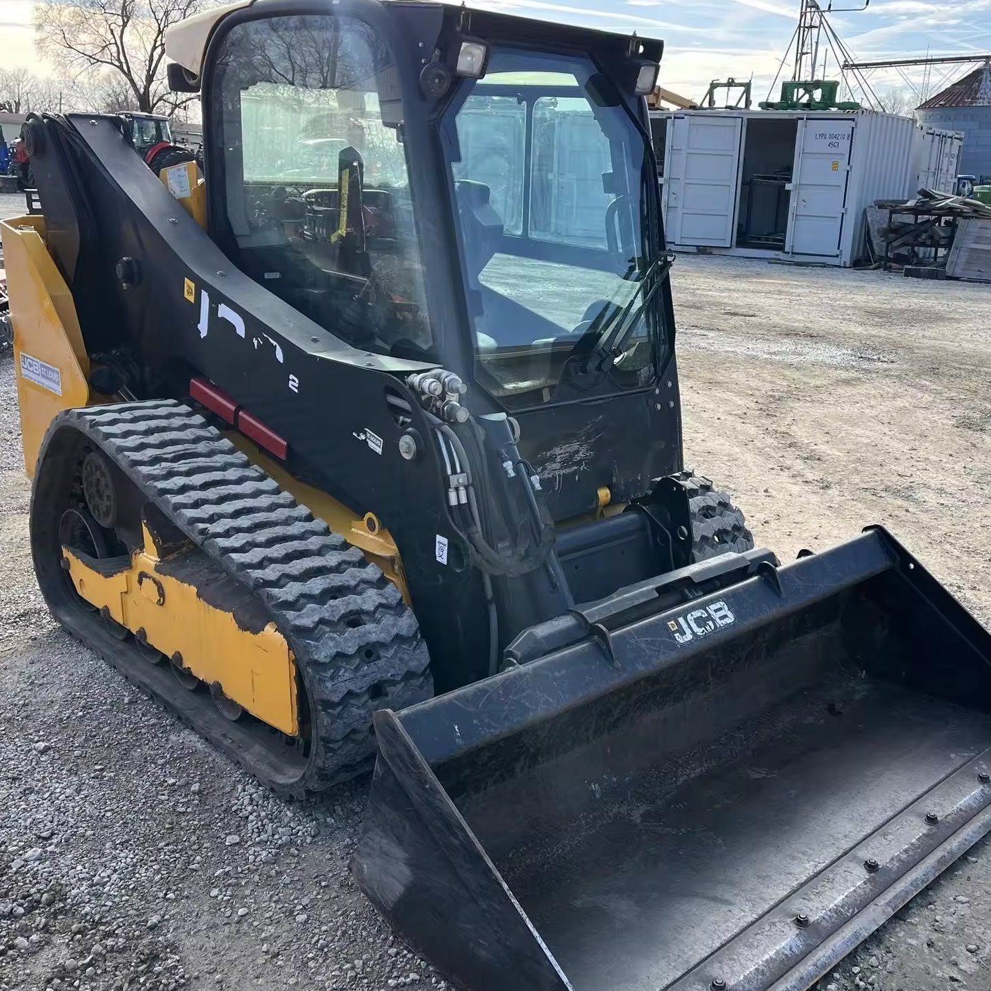 Construction and Building crawler JCB 205T Skid Steer Loader High performance used Wheel 205 Skid Steer Loader for Sale