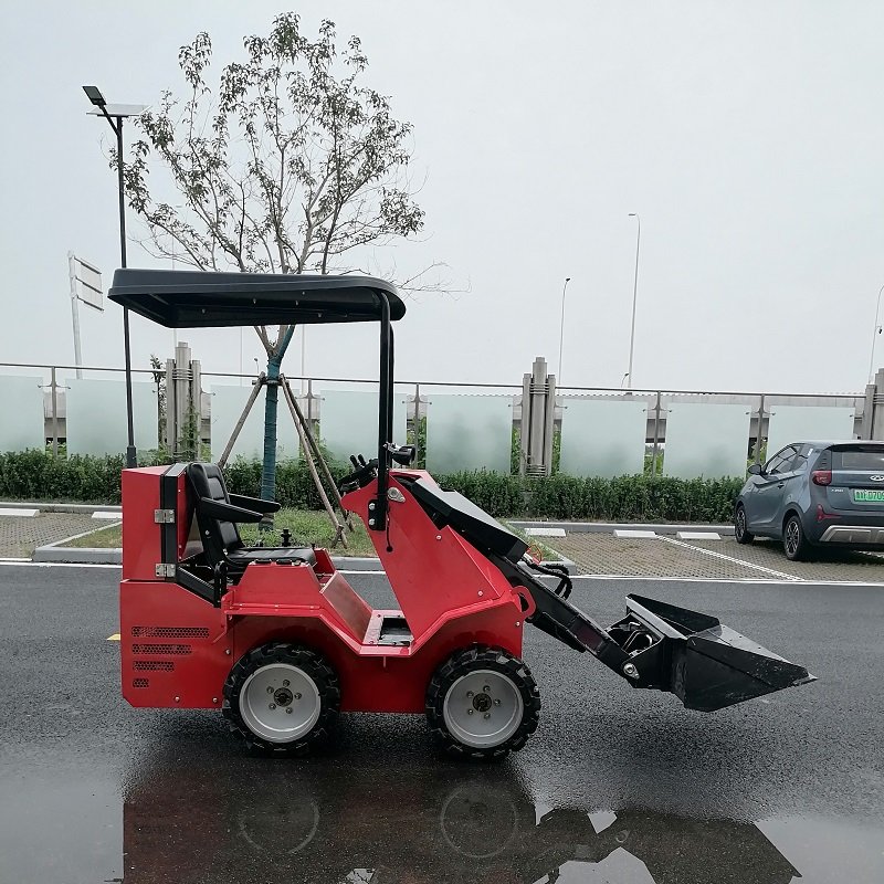 TOHO New Skid Steer Loader Mini Skid Steer Loader With Brush Grapple Stump