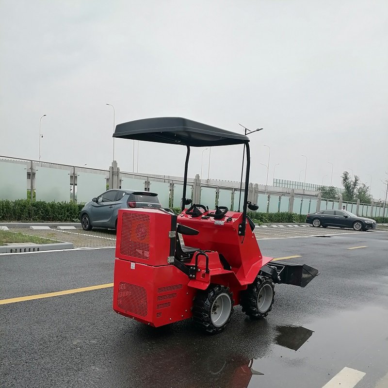 TOHO New Skid Steer Loader Mini Skid Steer Loader With Brush Grapple Stump