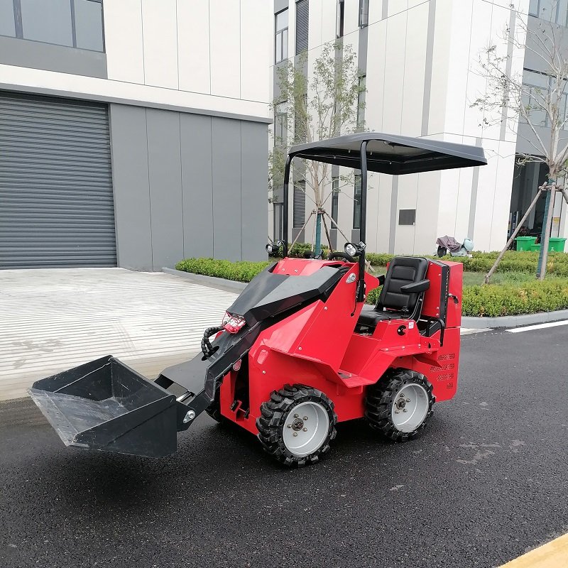 TOHO New Skid Steer Loader Mini Skid Steer Loader With Brush Grapple Stump