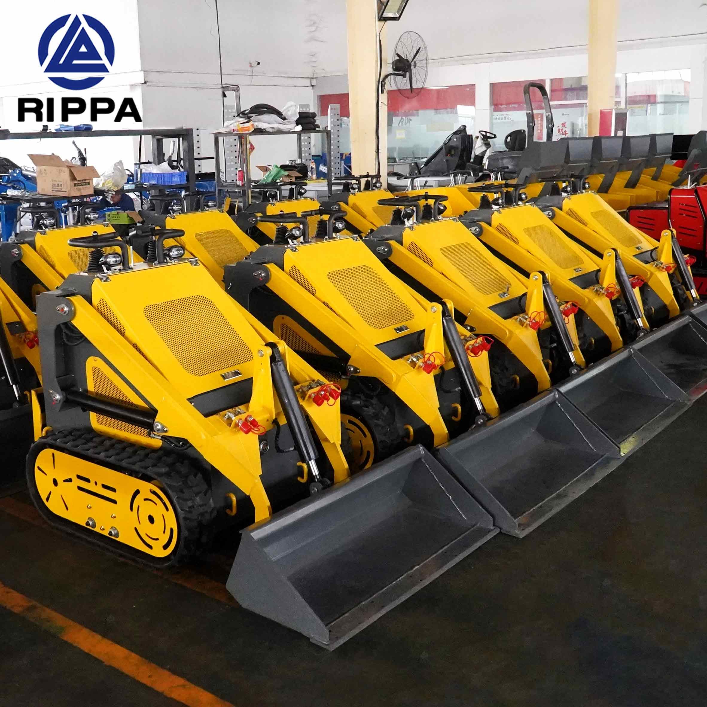 Chinese Cheap Mini Skidsteer Loader Diesel CE EURO5 Epa Engine Wheel Crawler Mini Track Skid Steer Loader with attachments track