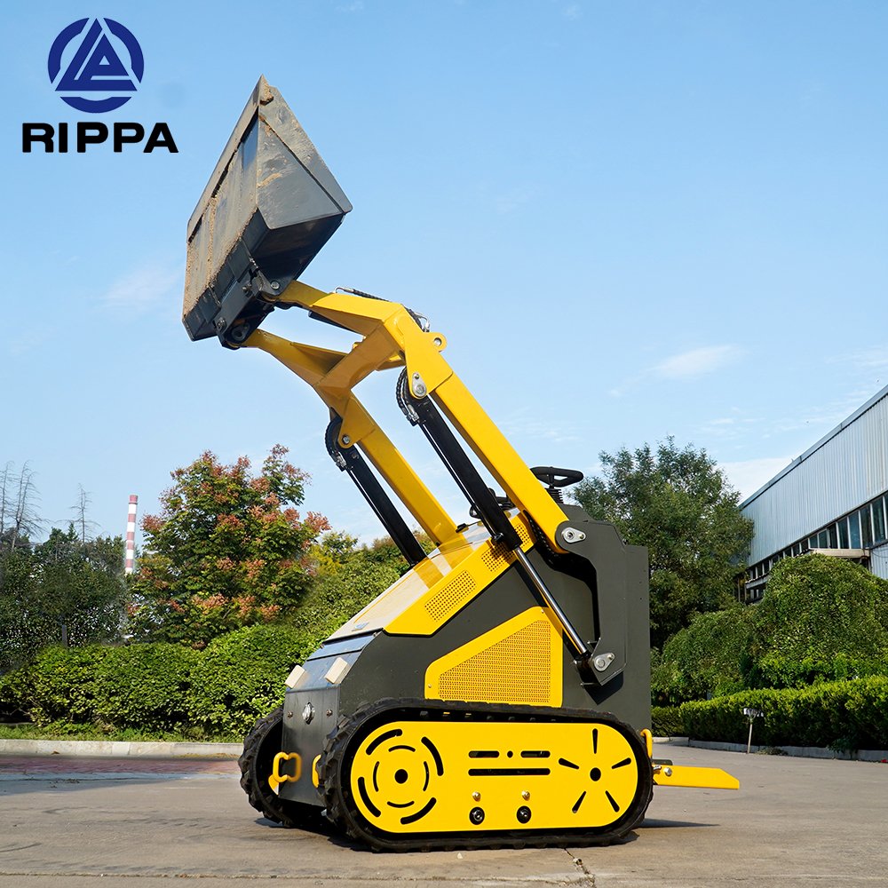Chinese Cheap Mini Skidsteer Loader Diesel CE EURO5 Epa Engine Wheel Crawler Mini Track Skid Steer Loader with attachments track