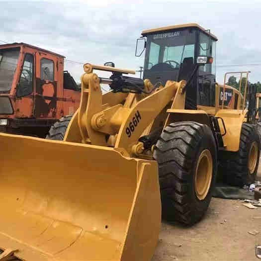 USA made original Used CAT 966H wheel loader Cheap price Caterpillar 966 Front end loader in China.