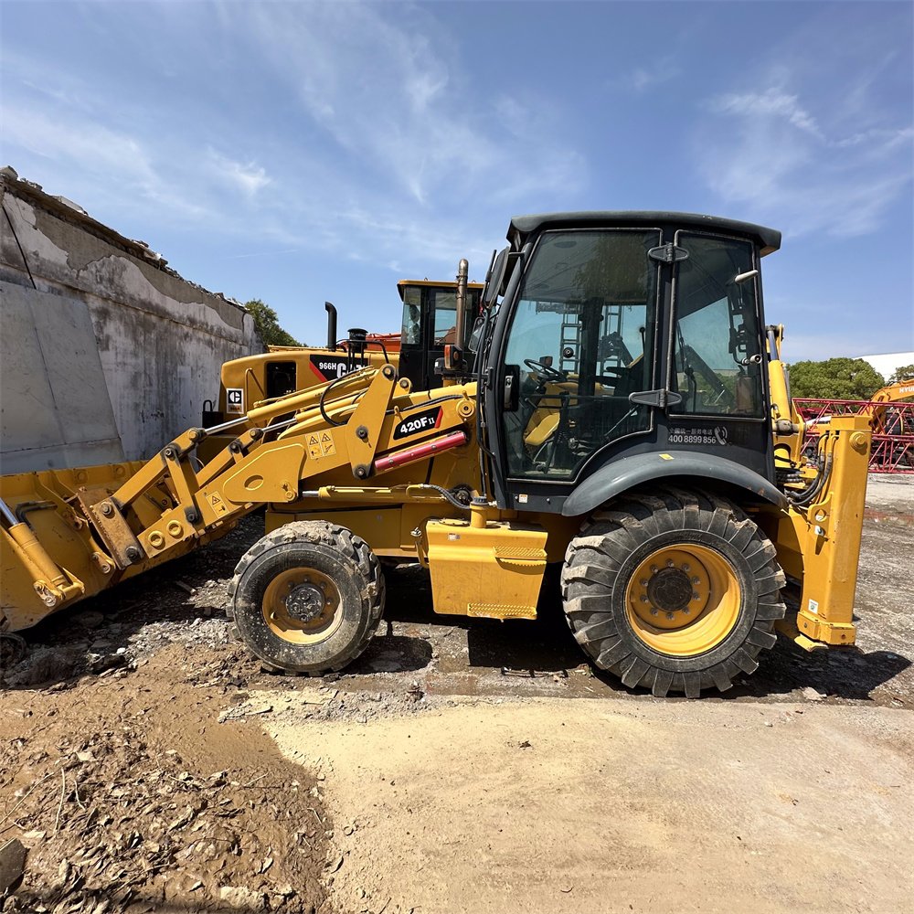 retroexcavadora Used Backhoe Loader Hot Sale Cheap Original CAT 420F practical high quality fast delivery