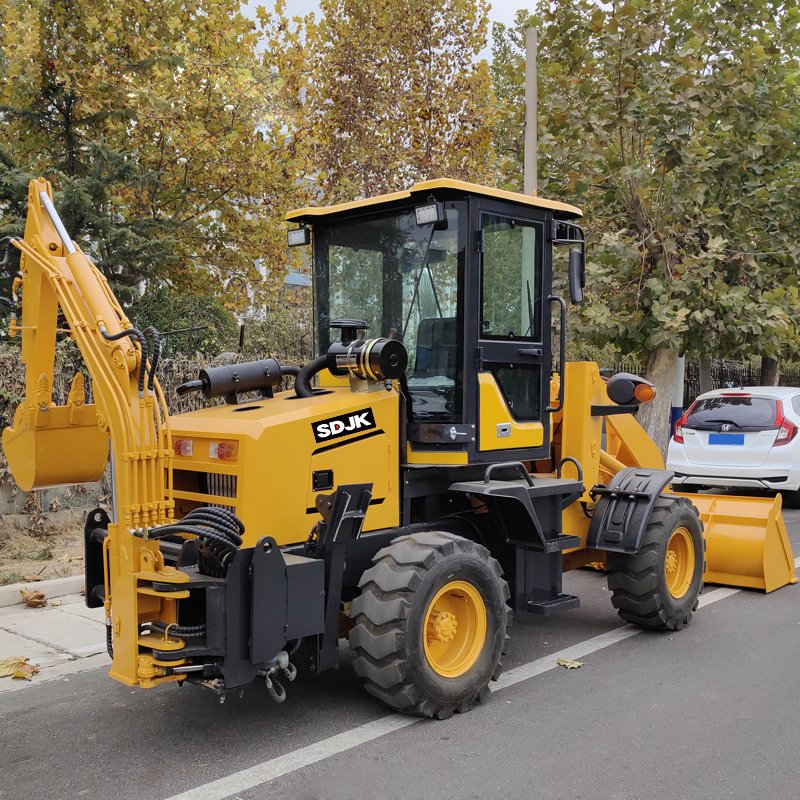  China Factory Epa Engine Wheel Loader Mini Backhoe Excavator Loader 4x4 Backhoe Loader For Sale