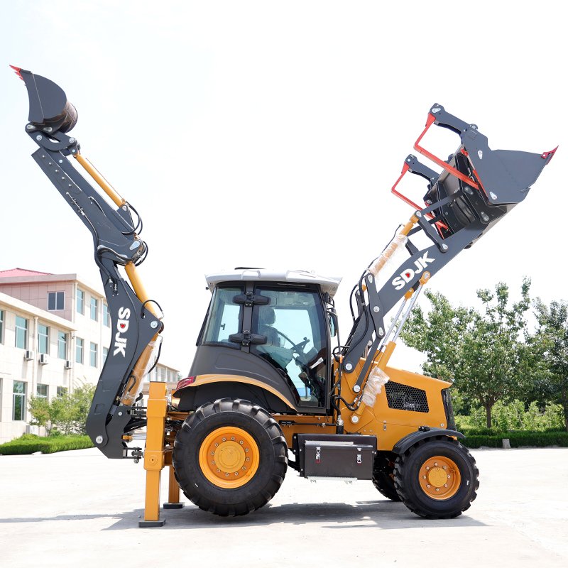  China Factory Epa Engine Wheel Loader Mini Backhoe Excavator Loader 4x4 Backhoe Loader For Sale