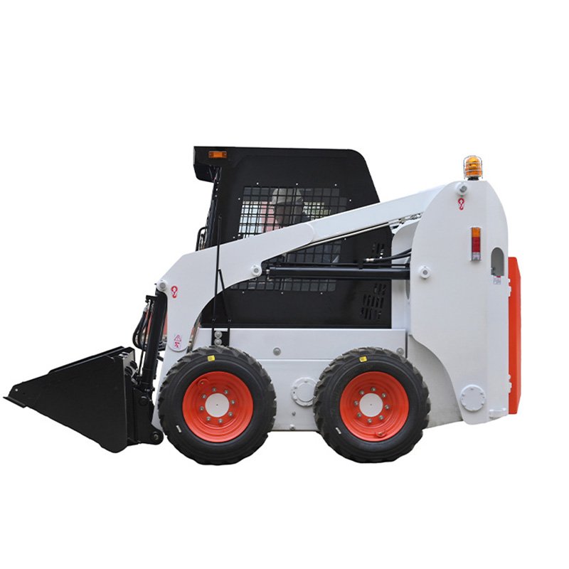 Chinese Wheel Skid Steer Loader Track Front Loader With Trencher/Concrete Mixer/Pallet Fork