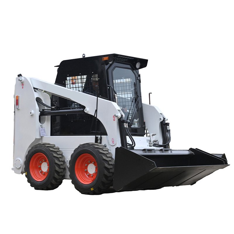 Chinese Wheel Skid Steer Loader Track Front Loader With Trencher/Concrete Mixer/Pallet Fork
