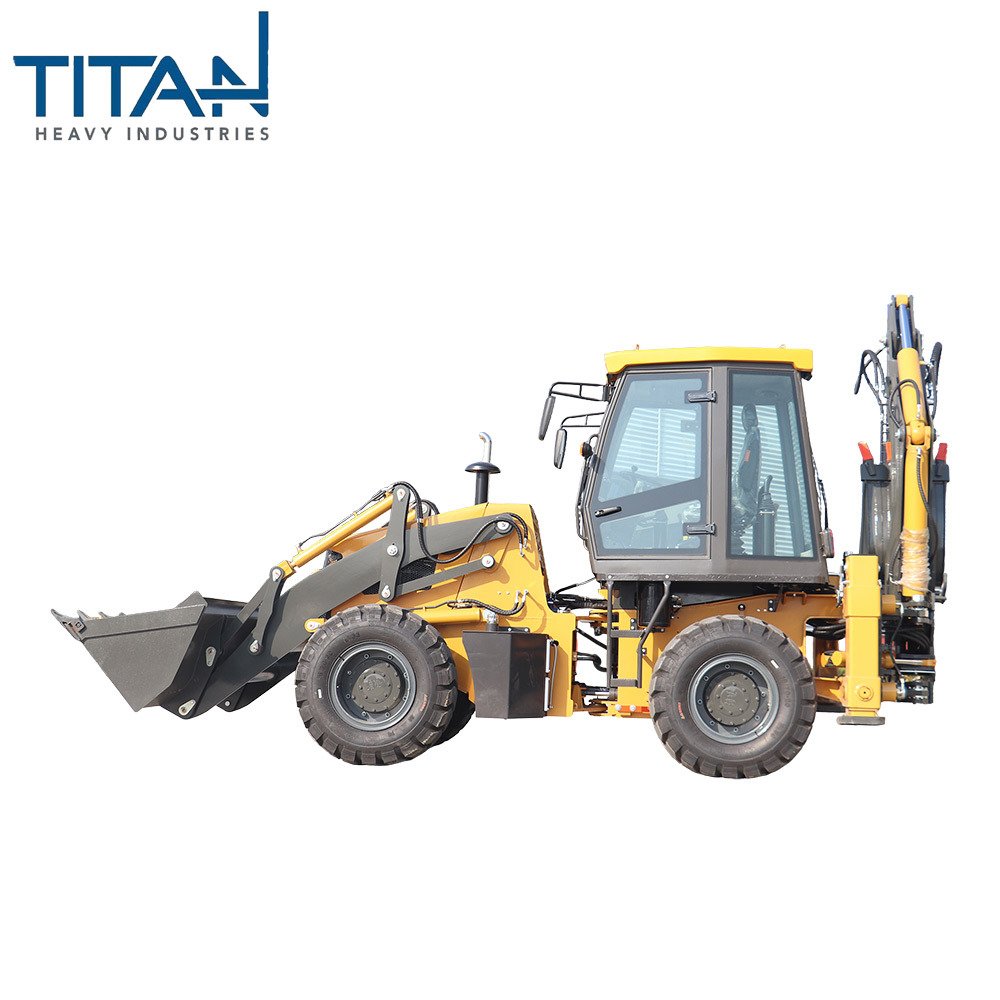 TITAN TL30-25 Small Wheel Front Loader Big Backhoe Loader 2 Ton Rated Load Gearbox Bearing Core Restaurant Retail China Trade
