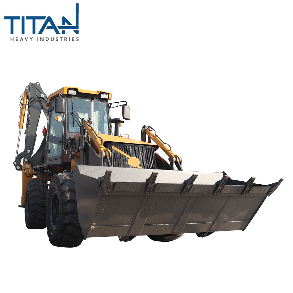 TITAN TL30-25 Small Wheel Front Loader Big Backhoe Loader 2 Ton Rated Load Gearbox Bearing Core Restaurant Retail China Trade