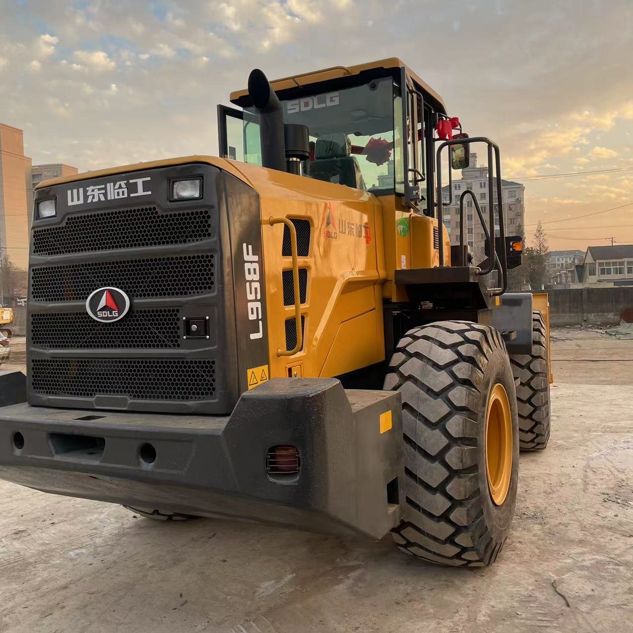 China made used SDLG front end loader lg958F low working hour SDLG lg958F used wheel loader lg958 clg856