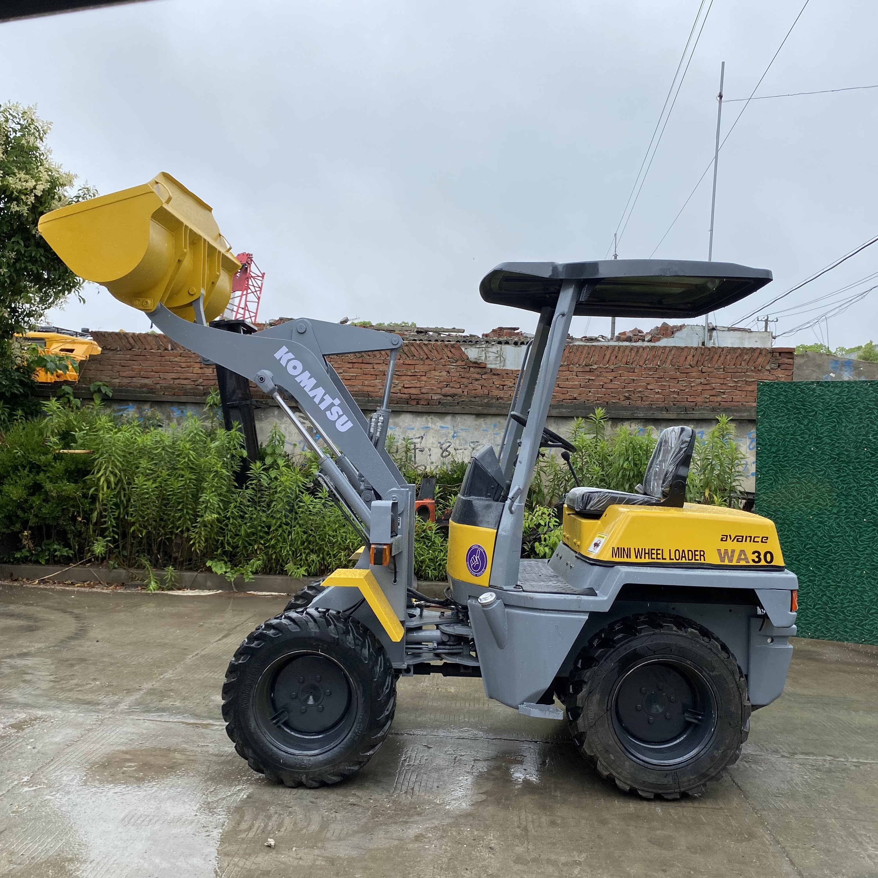 97% new professional manufacturer used loader komatsu WA30 cheap price hot selling wa20 in stock good working condition