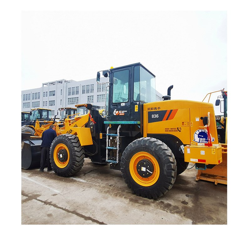 Used Liugong CLG836 Wheel Loader 0-1000 working hours compact skid steer loader and front end wheel new backhoe loader