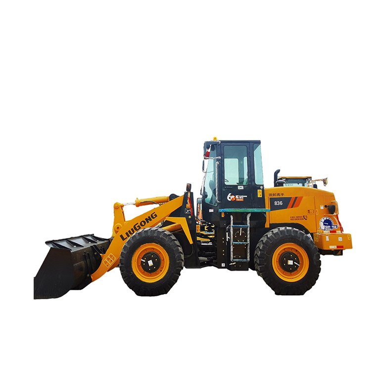 Used Liugong CLG836 Wheel Loader 0-1000 working hours compact skid steer loader and front end wheel new backhoe loader