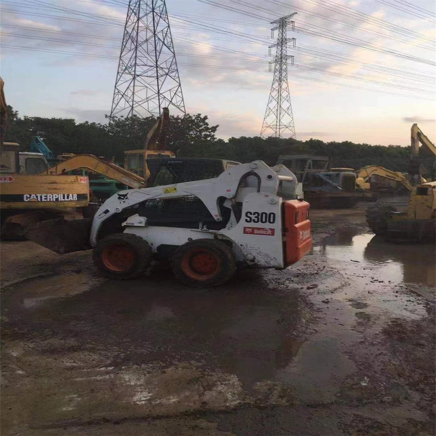 Used Mini Skid Steer Loader Bobcat S300 S185 Wheel Small Skid Steer Loader for low price