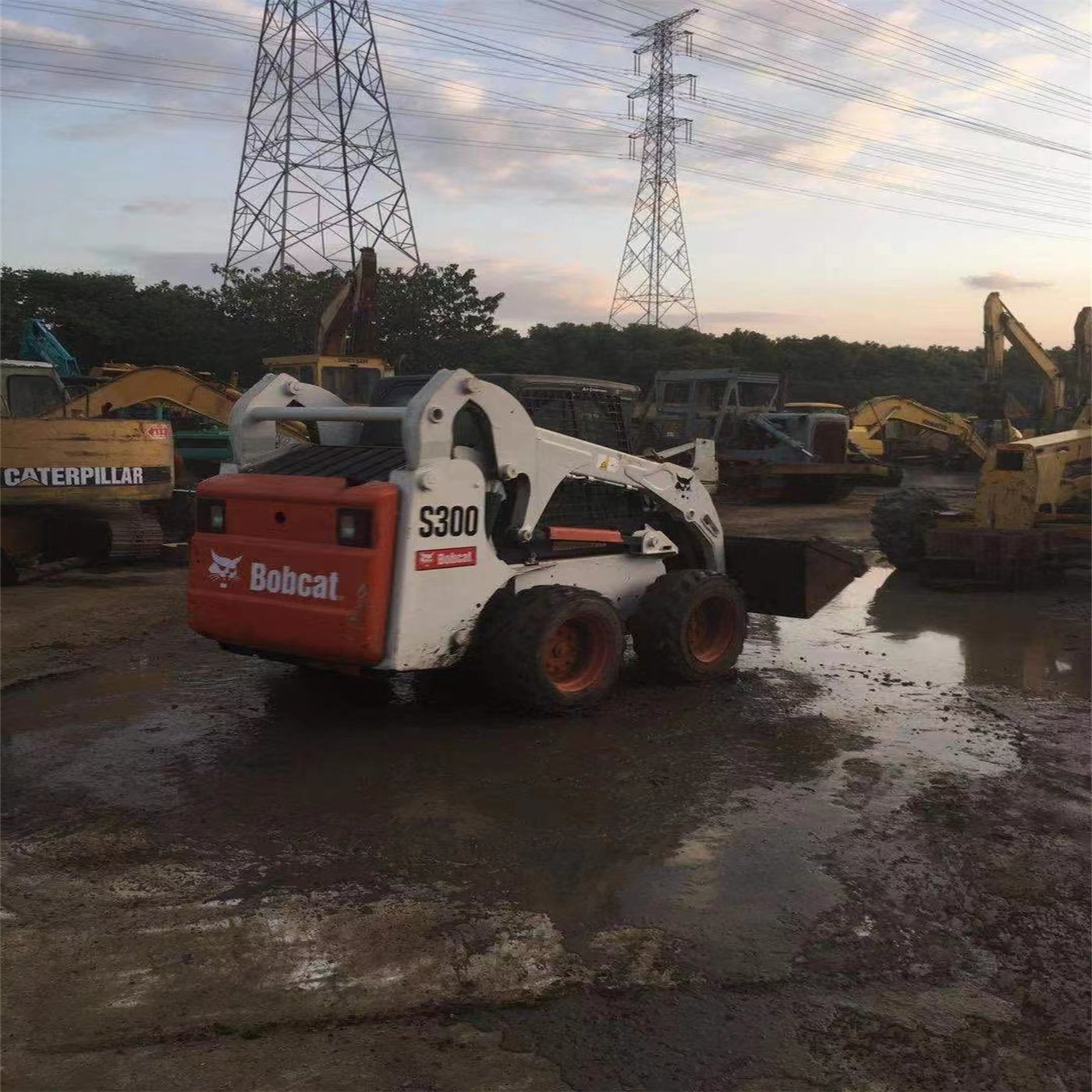 Used Mini Skid Steer Loader Bobcat S300 S185 Wheel Small Skid Steer Loader for low price