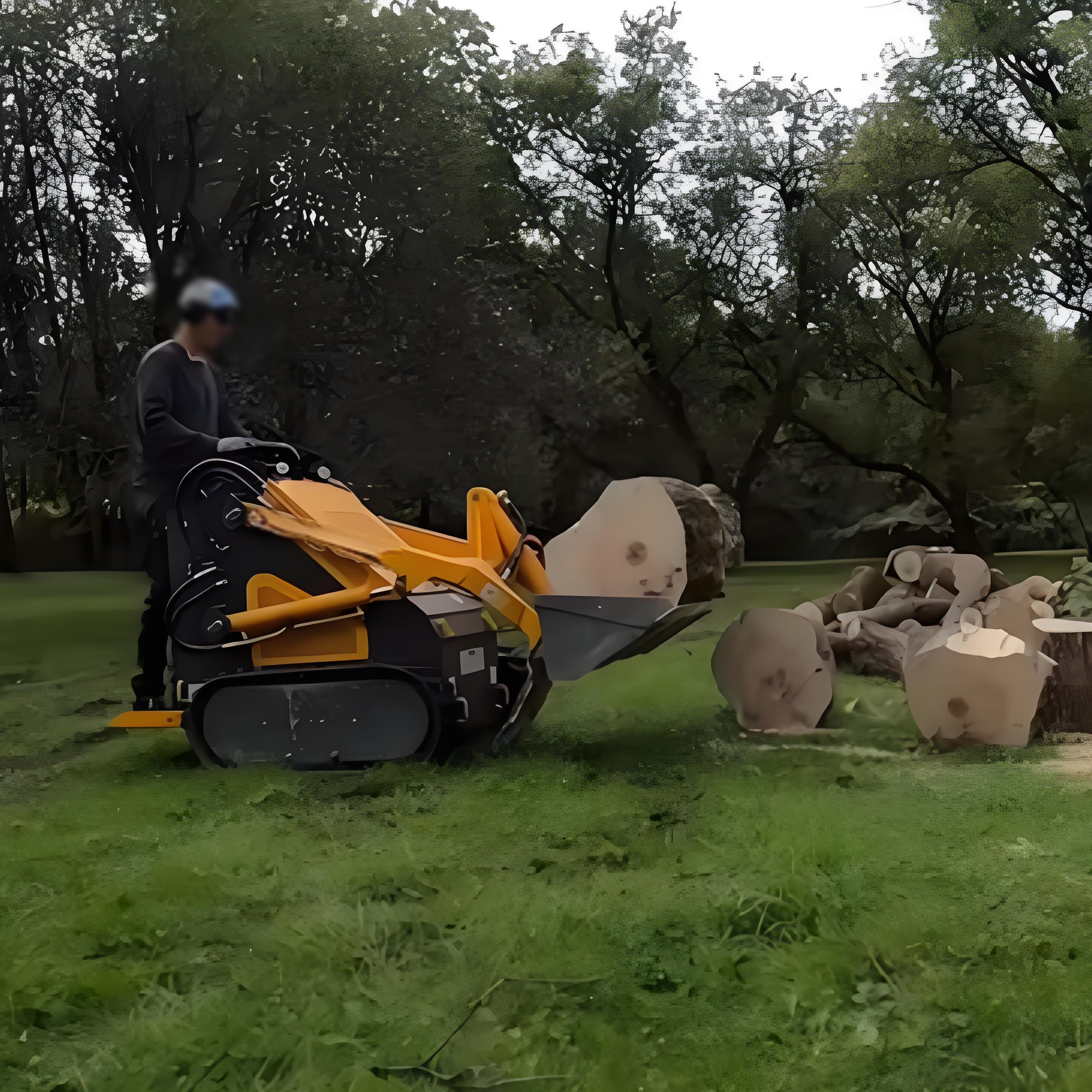 crawler slip loader multi-functional small skid steer loader used for indoor demolition of construction sites