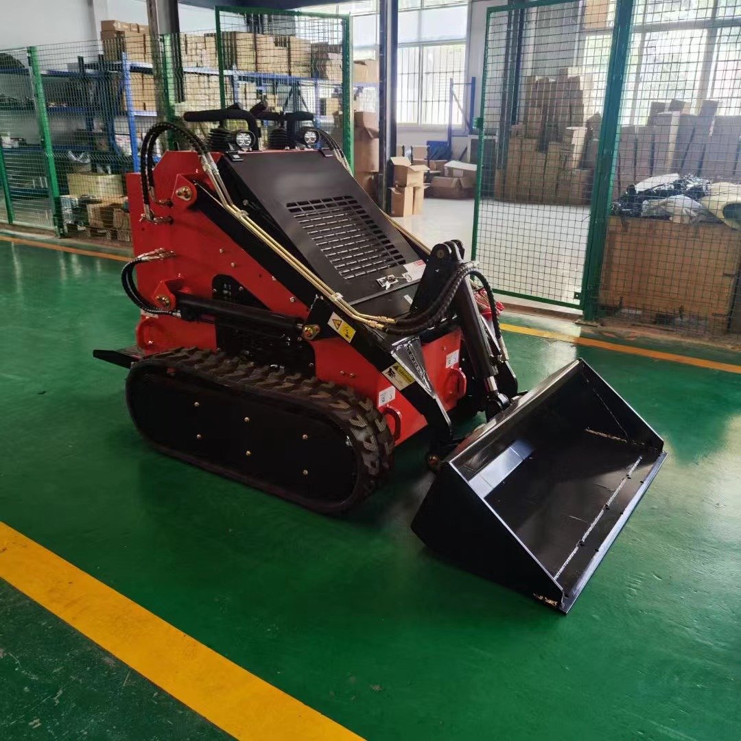 crawler slip loader multi-functional small skid steer loader used for indoor demolition of construction sites