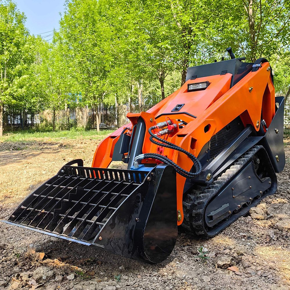 China 3.5 Ton 275B Mini Skid Steer Loader Diesel Engine Cylinder Crawler Good Price Used Backhoe Loader Bucket