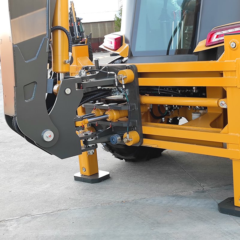 Low Price Wheel Backhoe Loader Ce/Epa Diesel Earthworks Used 4x4 Tractor Excavator Digger For Sale