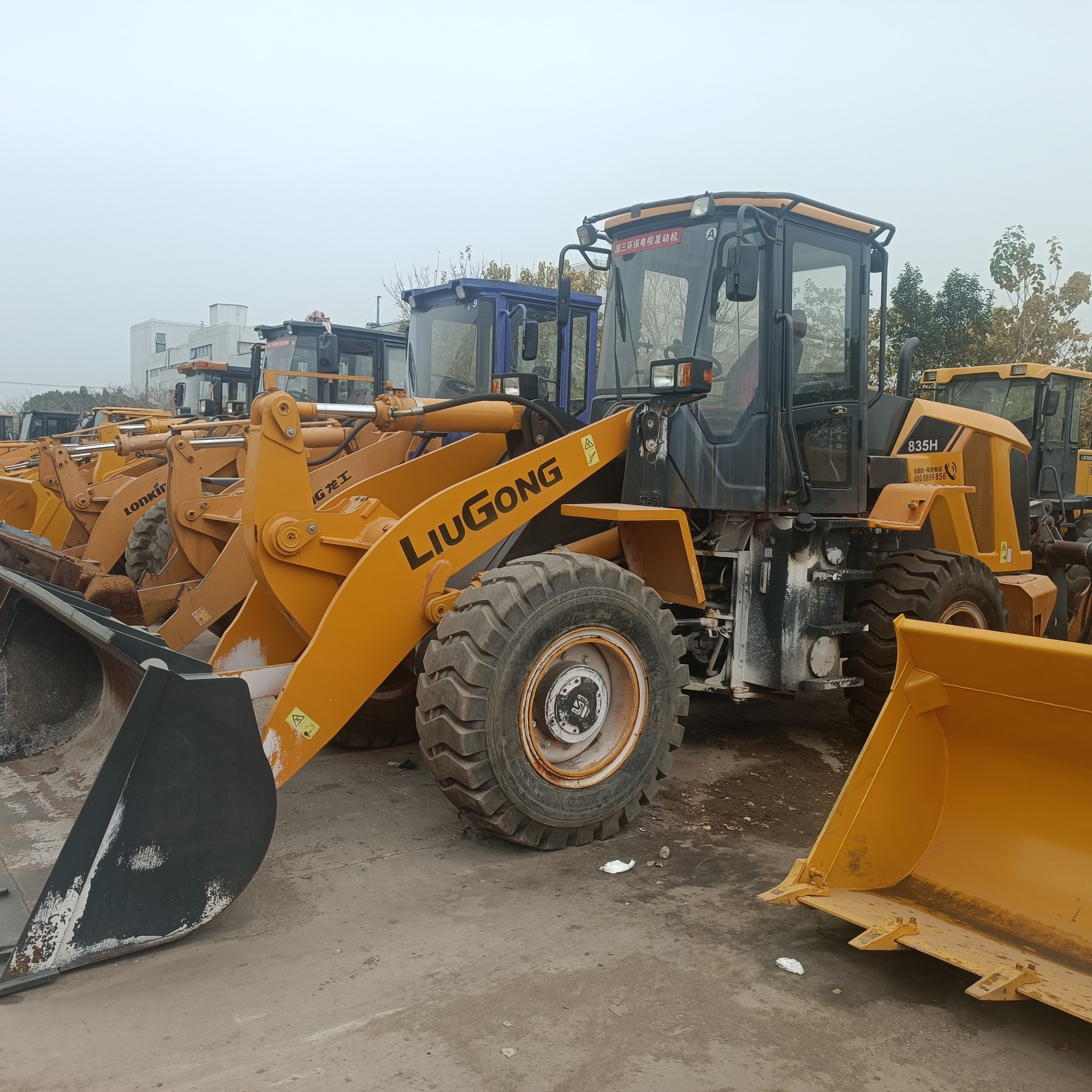 Original second-hand wheel loader for sale, wheel loader 835H
