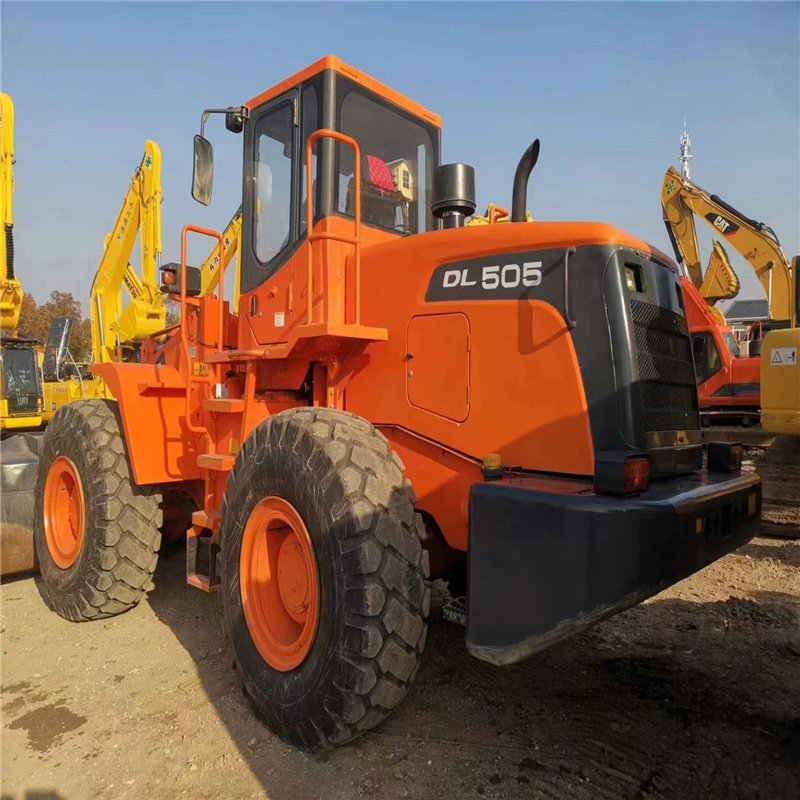 cheap price Used loader DOOSAN DL505 for sale in stock 90% new Used wheel loader 505