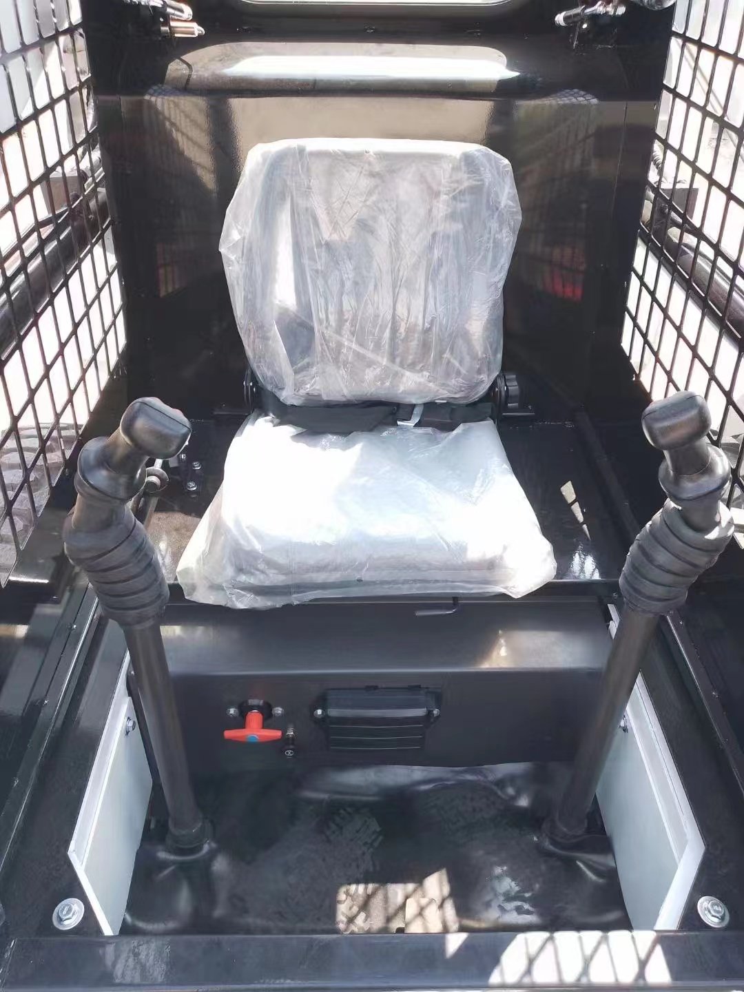 Used brand new front end electric articulated skid wheel loader bobcat 45kw 55kw Racoon HT-50A