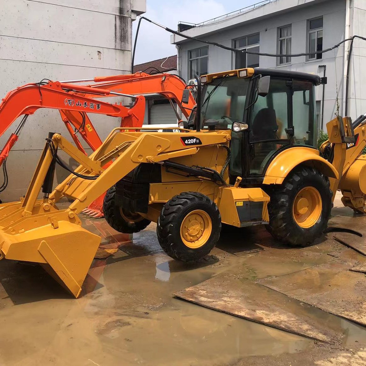 used retroexcavadoras 420F caterpillar420 420F cat 420f machinery backhoe excavator loader 20ton cat loader
