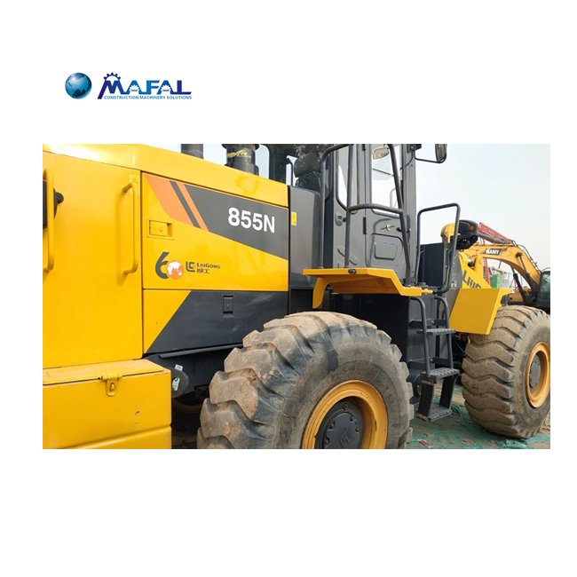 Secondhand liugong large loader used clg855n 16ton loaders