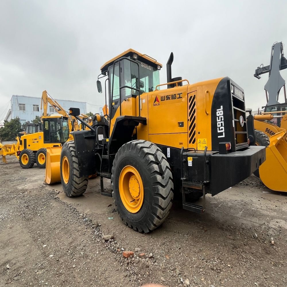SDLG 958L 958F 5ton Mini Front Wheel Loader China-Made Construction Equipment with Weichai Engine Pump & Motor Used for Sale
