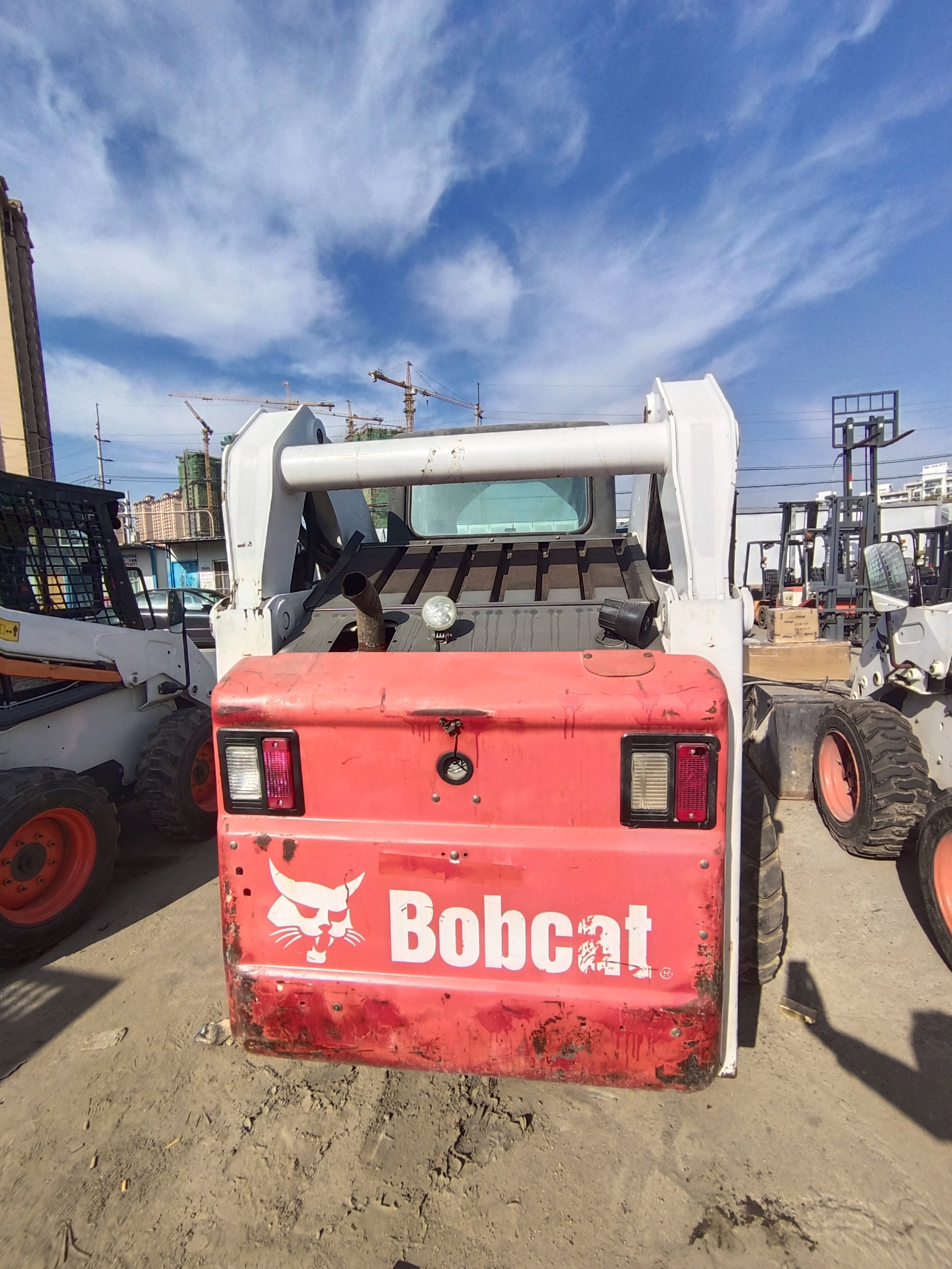 95%New USED MINI BobcatI Skid Steer Loader BOBCAT S300 Mini Wheel Backhoe Loader Small Backhoe