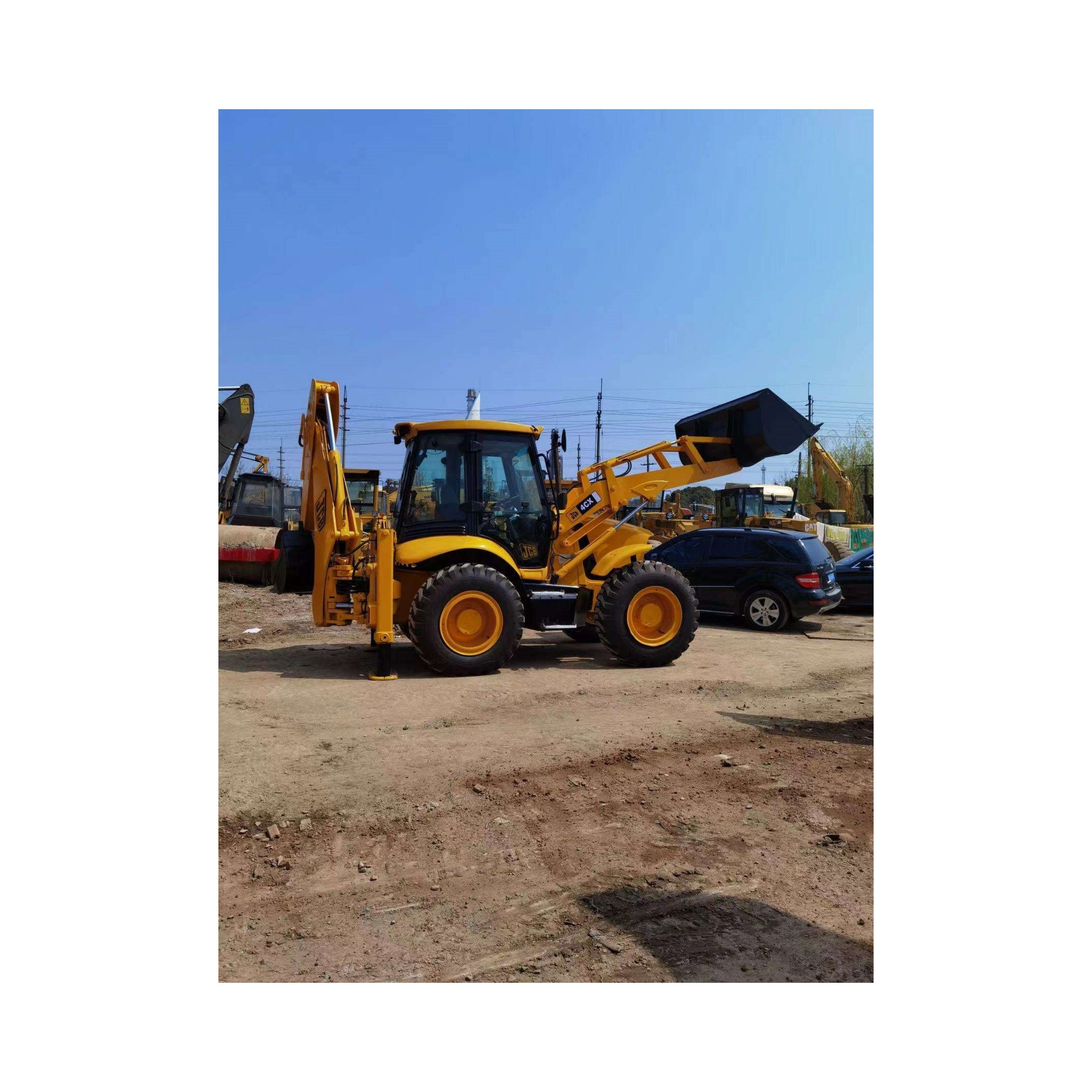 Caterpillar top-quality JCB4XC usedJCB4XC used large wheel backhoe loaders construction engineering backhoe loader