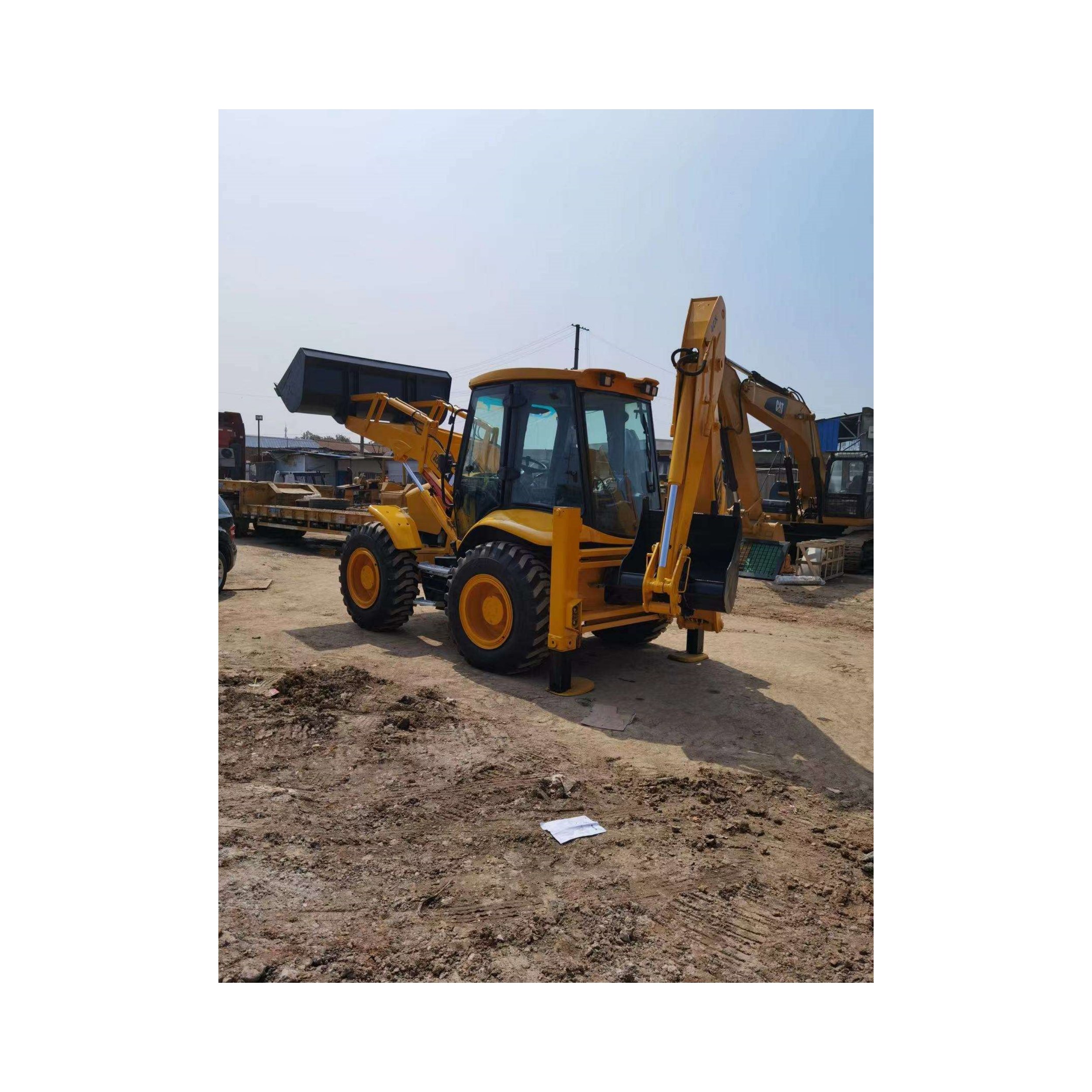 Caterpillar top-quality JCB4XC usedJCB4XC used large wheel backhoe loaders construction engineering backhoe loader