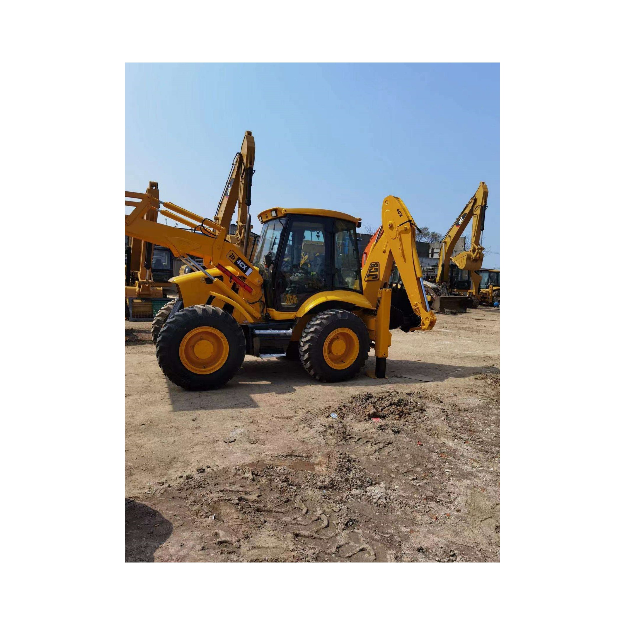 Caterpillar top-quality JCB4XC usedJCB4XC used large wheel backhoe loaders construction engineering backhoe loader
