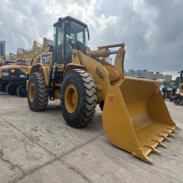 cheap used cat 966h wheel loader second hand caterpillar 966g 950h Second Hand wheel Front loader 966H Front end loader for sale
