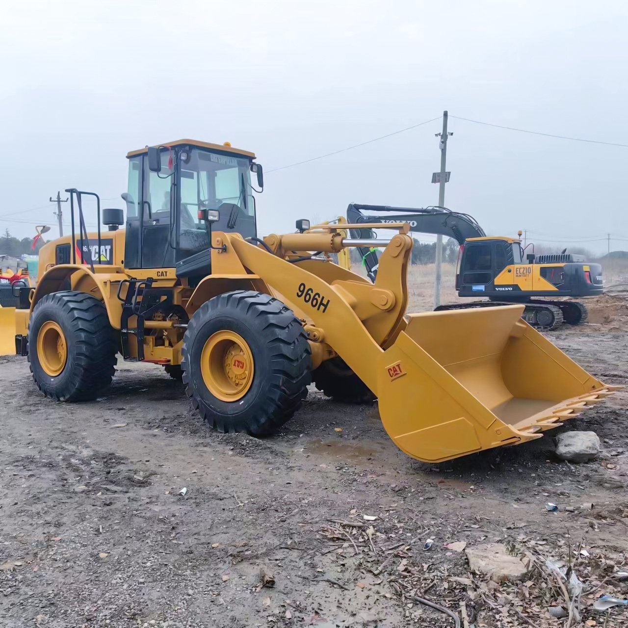 Original Japan CAT 966G 966H 966F wheel loader 6.8 Ton Hydraulic caterpillar 966 front loader for sale