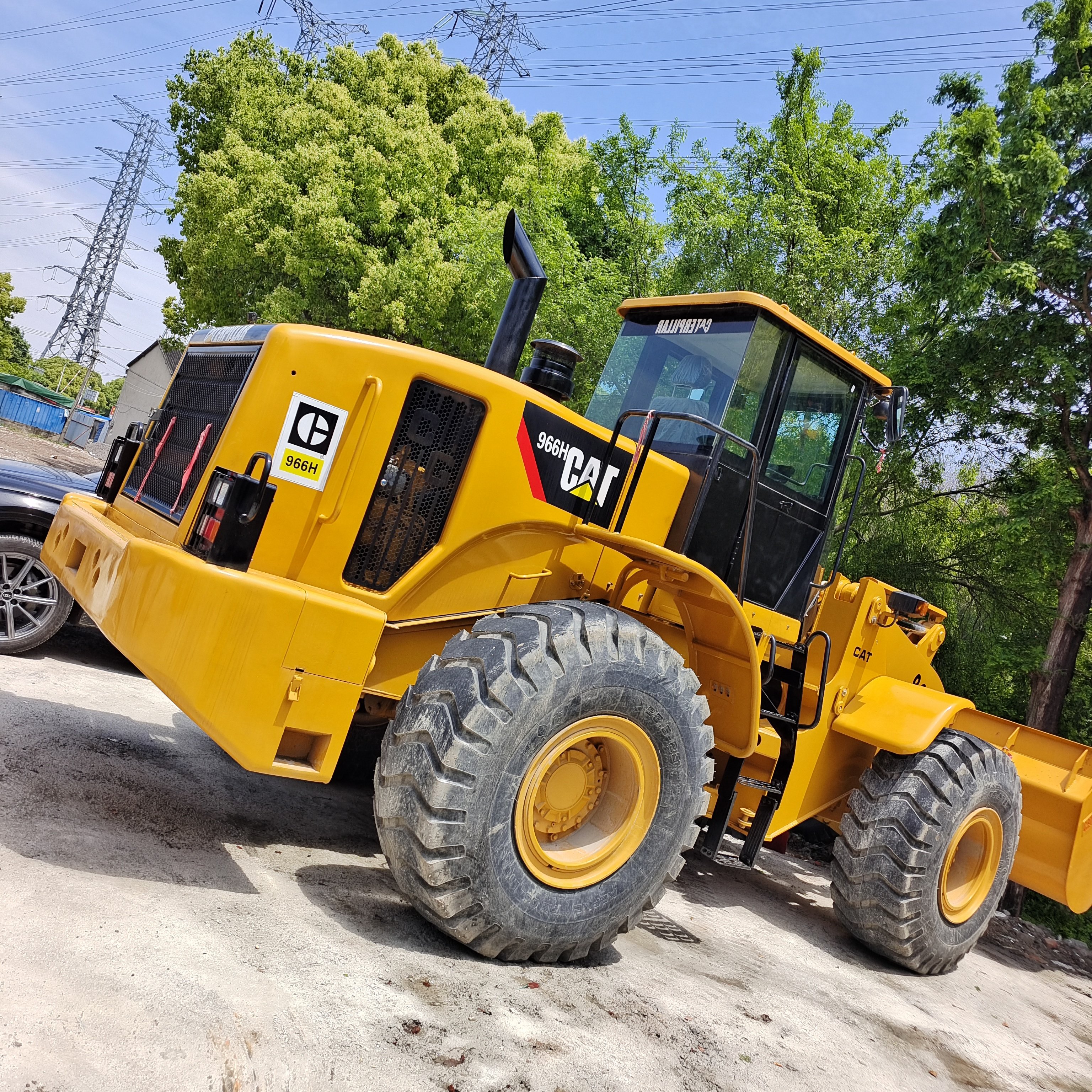 used China caterpillar 966H wheel loader