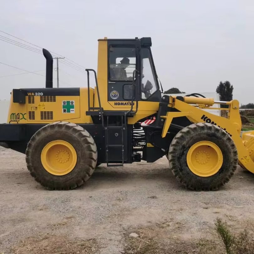 2013 Used Japan-made Komatsu WA320-3 High-Performance Front Loader 13 Ton Original with Engine Pump Motor-Good Price Sale