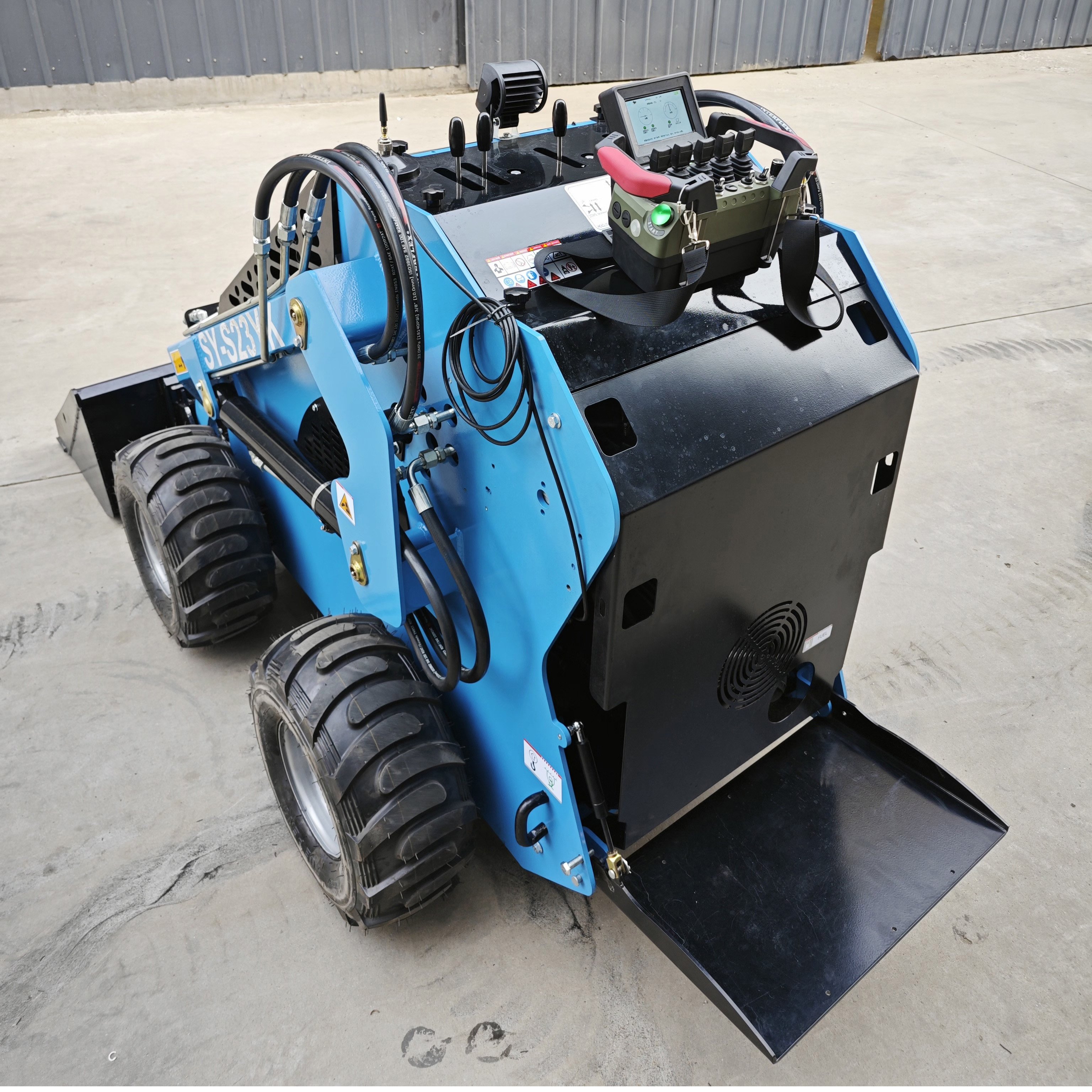 Telescopic Loader Backhoe Mucking Front End Skid Loader Crawler Compact Track Mini Mechanical Skid Steer Loader 1-Year Used