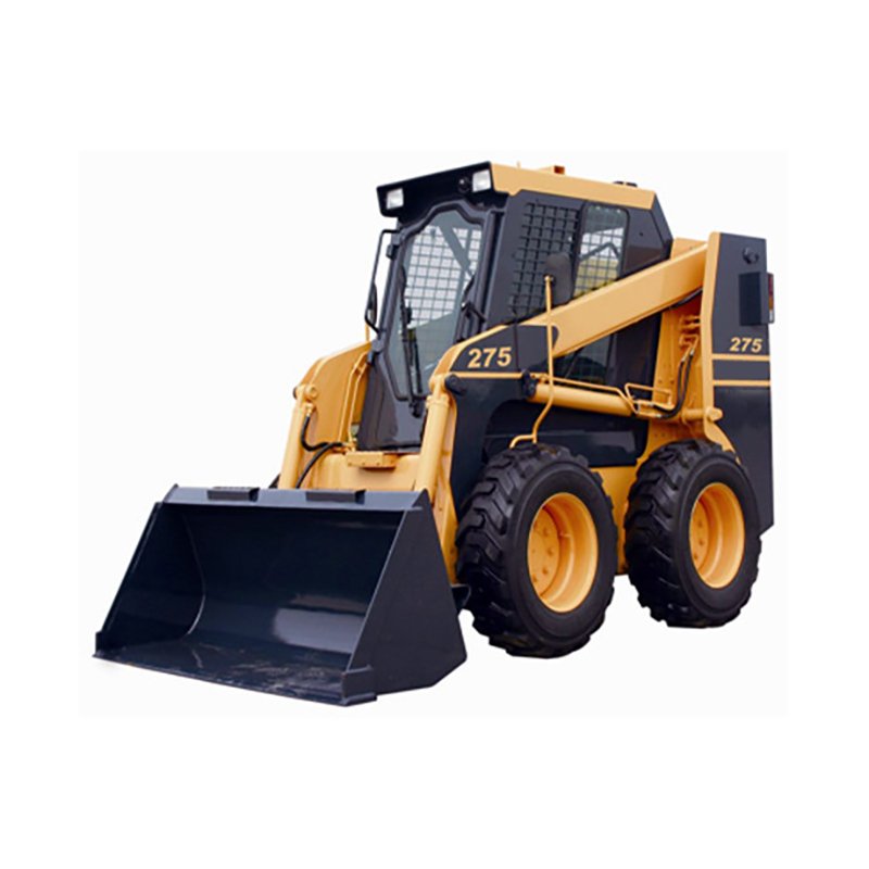 China Mini Skid Steer Loader 3.5 Ton 275B MOOG Diesel Engine Good Price Used Backhoe Loader Bucket 1 Year New Gearbox PLC Pump