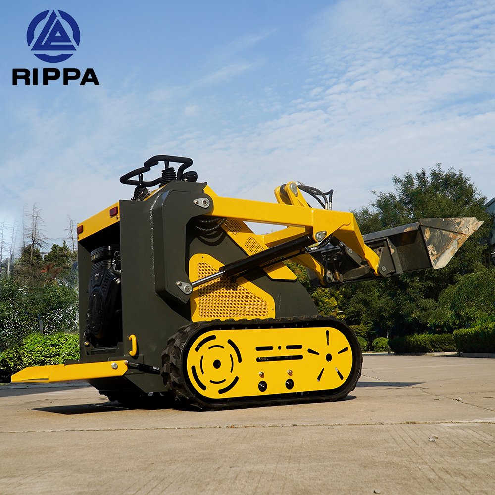 Farm Yard Used Wheel/Crawler Standing Operation Mini Skid Loader For Sale