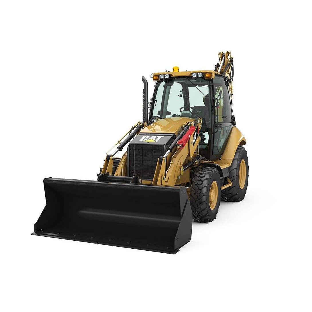 Used CAT 420F Backhoe Loader Good Condition Wheel Loader with Q Moving Type Engine Motor Pump Gearbox Core Components Made USA
