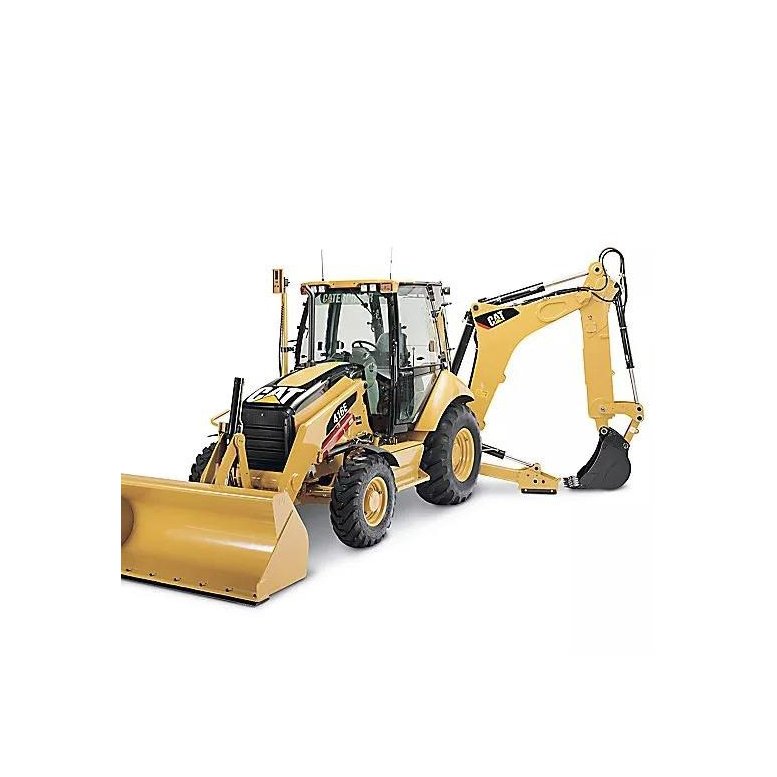 Used CAT 420F Backhoe Loader Good Condition Wheel Loader with Q Moving Type Engine Motor Pump Gearbox Core Components Made USA