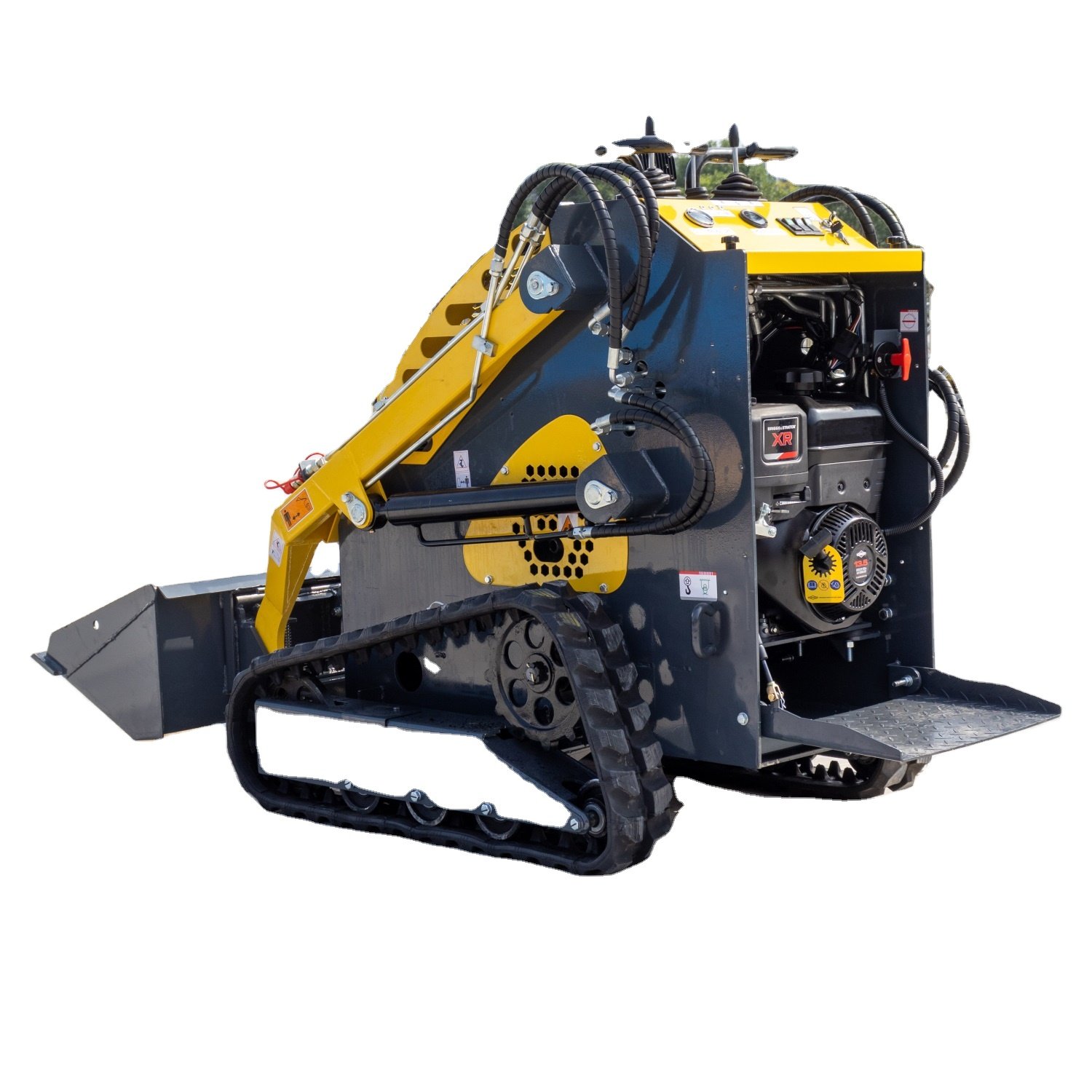 Farmland leveling used 2 cylinders gasoline briggs&stratton skid steer loader price supplier