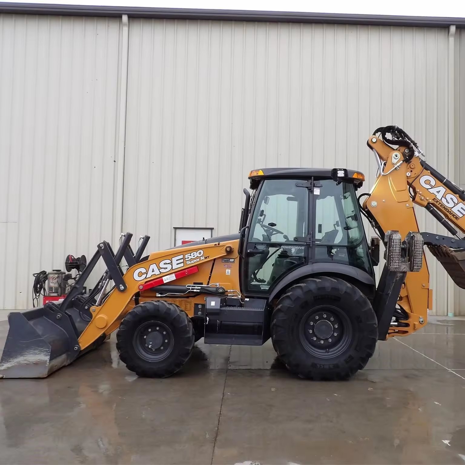 A Used Case 580SN Super Backhoe Loader Is Being Sold at an Affordable Price Case 580SN 2020 Provided Cummins Volvo Front Loader